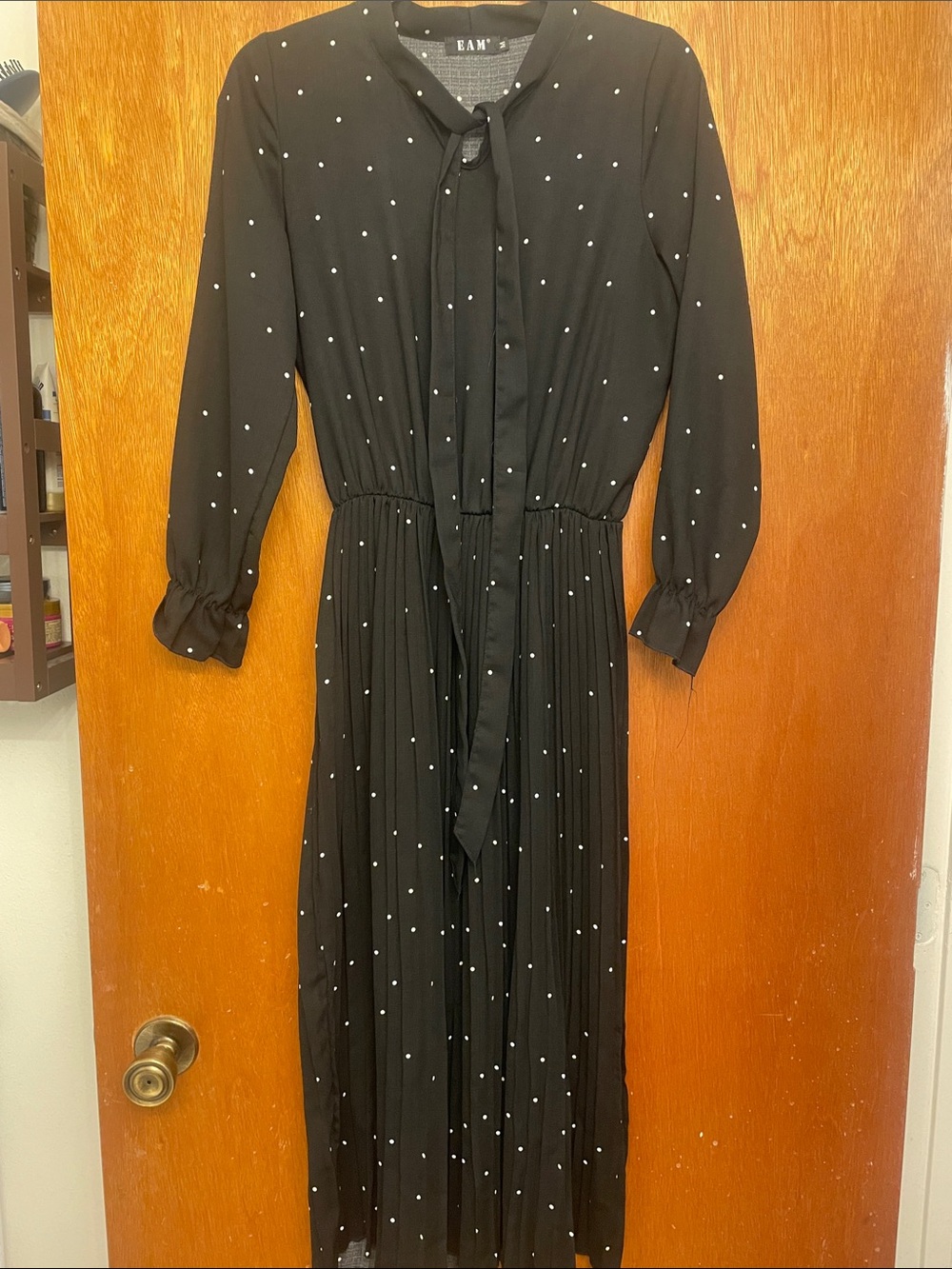 Black  poladot dress